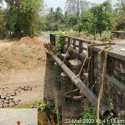 250mm DI k9 pipe Bridge Crossing work