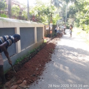 Pipe  laying work