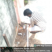 Permanent house connection at Pazhaveedu ward 12