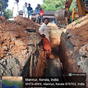 KOLACHERY & ADJOINING PANCHAYATHS GRAVITY MAIN 500mm DI LAYING