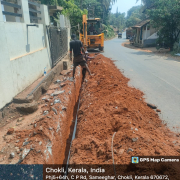 JJM CHOKLI- Distribution Pipe Laying in progress