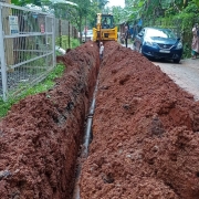 200 mm DI gravity main 