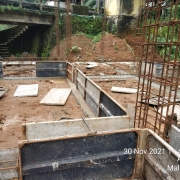 plinth beam work at RWPH