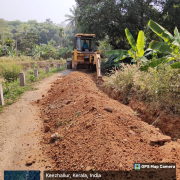 KEEZHALLUR ZONE-3,DISTRIBUTION PIPE LAYING