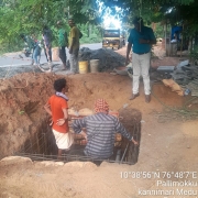 Chamber concrete  work in progress 