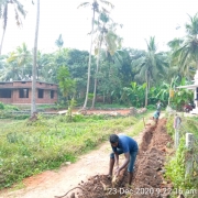 Pipe  laying work