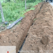 Laying of 200mm DI
