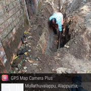 Alappuzha Municipality Amruth 2.0 ward 38 Kuthirapanthi 110mm PVC pipe laying work