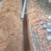 Pipe  laying work