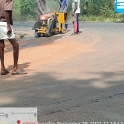 Road crossing work 