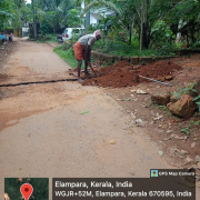 house connection Road crossing