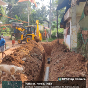 JJM KUNNOTHUPARAMBA DISTRIBUTION PIPE LAYING(DI,350mm)