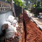 pipe laying work