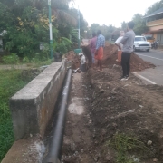 200mm and 300mm DI pipe laying