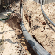 Clear water pumping main