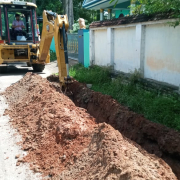 Harippadu municipality 28 ward pipe laying work started