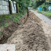 90mm pvc laying 