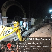 Pipe laying along Mayyil KRFB Road