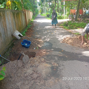 Haripad Municipality ward -25 house connection work