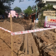 200mm& 300mm DI pipe laying