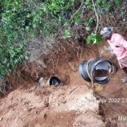 Layinhg of 600 mm DI pumping main from cherani sump to Cherani OHSR