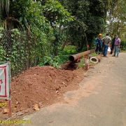 Culvert crossing works at Muttar