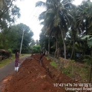 Laying of 300 mm DI