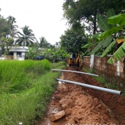 Pipe  laying work