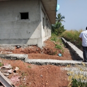 Thadaparamba OHSR compound wall work