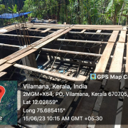 GLSR 2nd lift concrete work on Progress @ Vilamana
