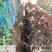90mm pvc laying