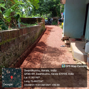 Service pipe line laying