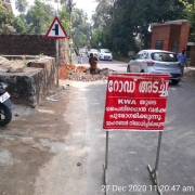 Pipe  laying work