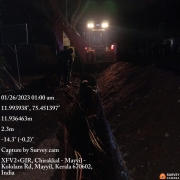 Pipe laying along Mayyil KRFB Road