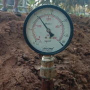 Pressure test releasing for 200 mm DI Line