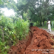 90mm pvc laying
