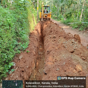 JJM KUNNOTHUPARAMBA DISTRIBUTION PIPE LAYING(PVC PIPE)