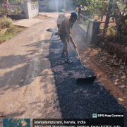 Road restoration work