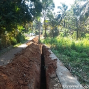 90mm PVC pipe laying