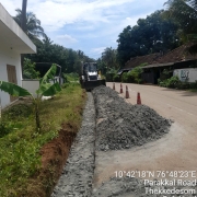 Road restoration work