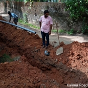 pipe laying work