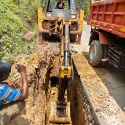 Trippangottur & Adjoining Panchayaths Common Gravity Pipe laying