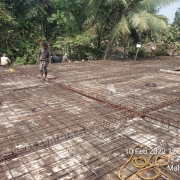 Substation building at RWPH - roof slab concrete