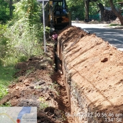 200 mm DI k9 pipe laying