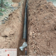 Laying of 200mm D