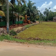 HDPE pipe laying  work at Veliyanad panchayath.