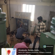 Rearranging panel boards of existing pumps to accommodate new pumping main header in RWPH