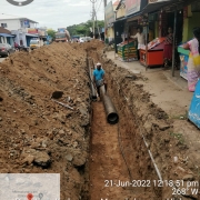 300mm,200mm DI k9 pipe laying