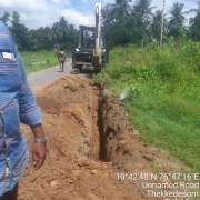 90mm pvc laying
