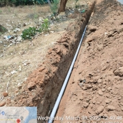 250 mm DI k9 pipe laying work